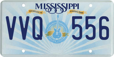 MS license plate VVQ556
