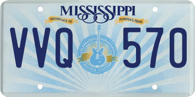 MS license plate VVQ570