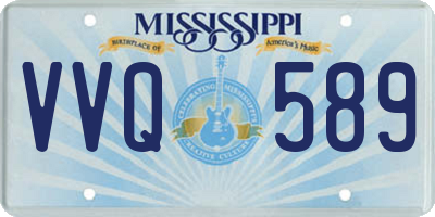 MS license plate VVQ589