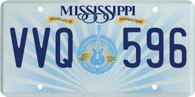 MS license plate VVQ596