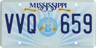 MS license plate VVQ659