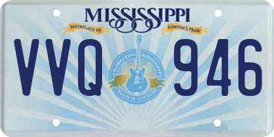 MS license plate VVQ946