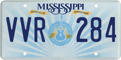 MS license plate VVR284