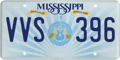 MS license plate VVS396