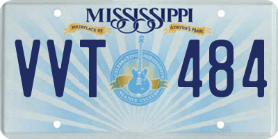 MS license plate VVT484