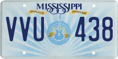 MS license plate VVU438