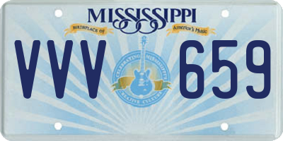 MS license plate VVV659
