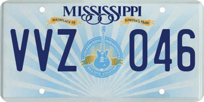 MS license plate VVZ046