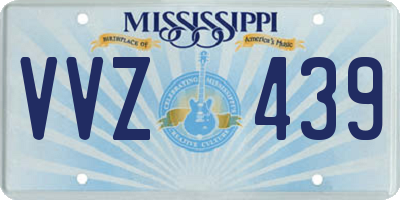 MS license plate VVZ439