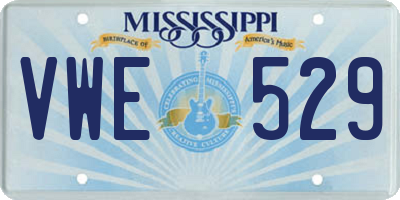MS license plate VWE529