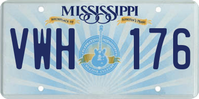 MS license plate VWH176