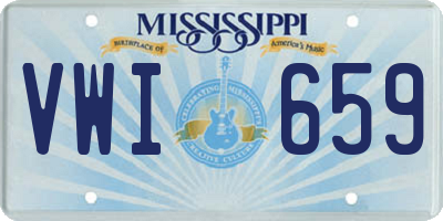 MS license plate VWI659