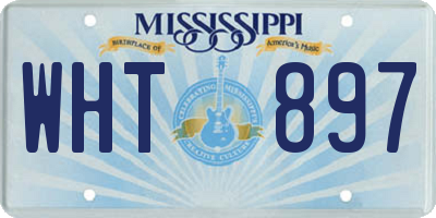MS license plate WHT897