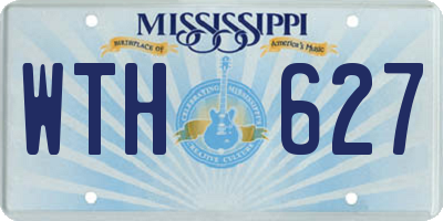 MS license plate WTH627
