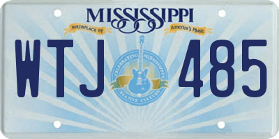 MS license plate WTJ485