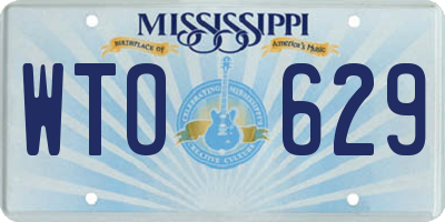MS license plate WTO629