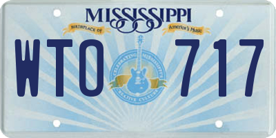 MS license plate WTO717