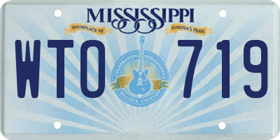 MS license plate WTO719