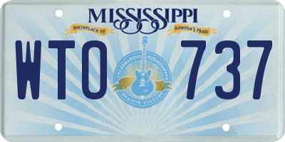 MS license plate WTO737