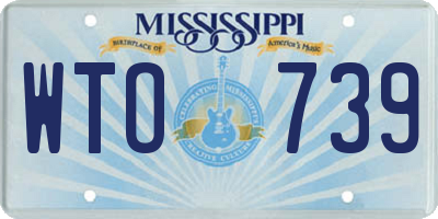 MS license plate WTO739