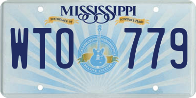 MS license plate WTO779