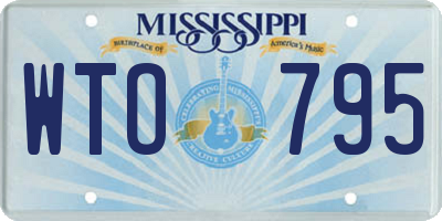MS license plate WTO795