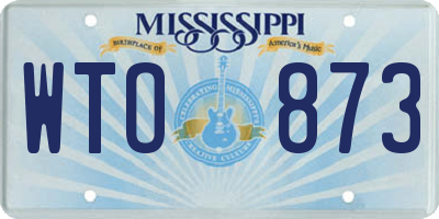 MS license plate WTO873
