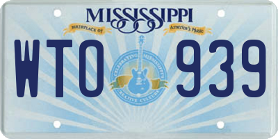 MS license plate WTO939