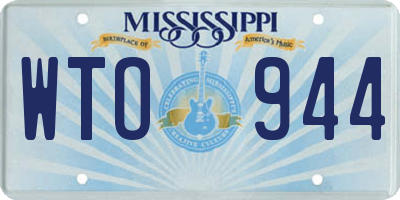 MS license plate WTO944