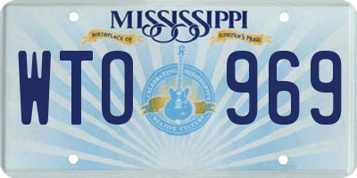 MS license plate WTO969