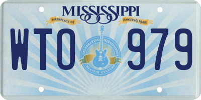 MS license plate WTO979