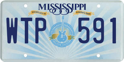 MS license plate WTP591