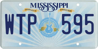 MS license plate WTP595