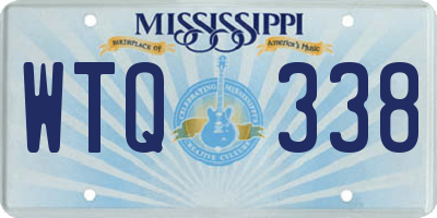MS license plate WTQ338