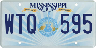 MS license plate WTQ595