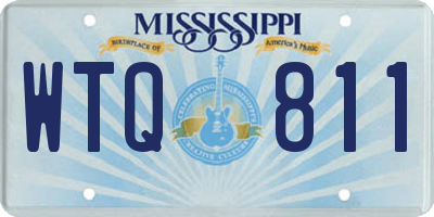 MS license plate WTQ811
