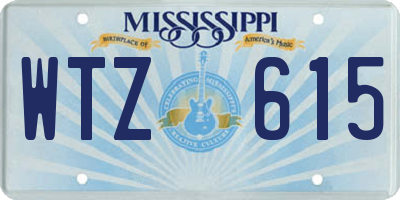MS license plate WTZ615