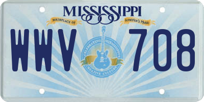 MS license plate WWV708