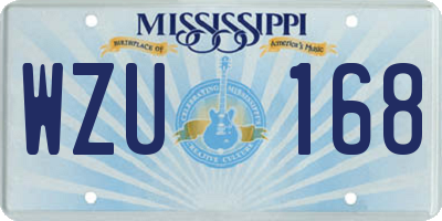 MS license plate WZU168