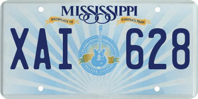 MS license plate XAI628