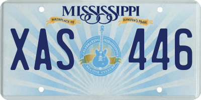MS license plate XAS446