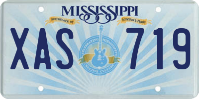 MS license plate XAS719