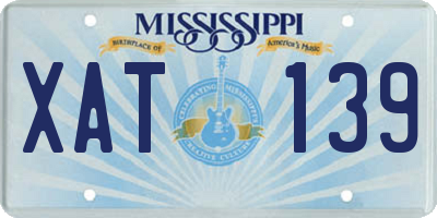 MS license plate XAT139