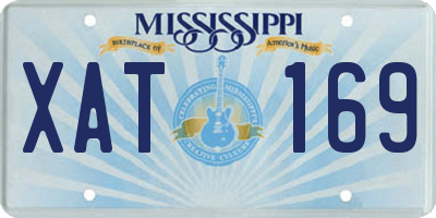 MS license plate XAT169