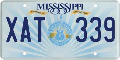 MS license plate XAT339