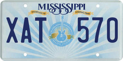 MS license plate XAT570