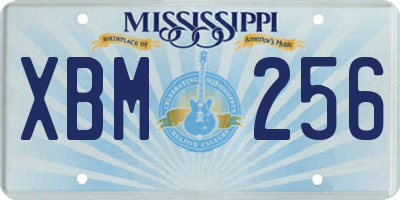 MS license plate XBM256