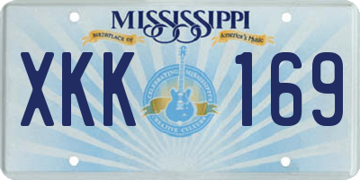 MS license plate XKK169