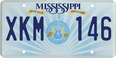 MS license plate XKM146