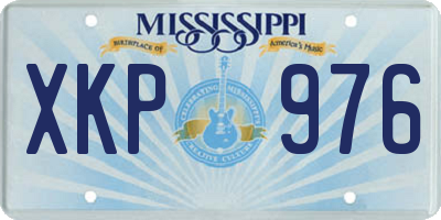 MS license plate XKP976